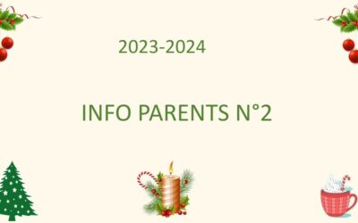 Info parents n°2 2023/2024