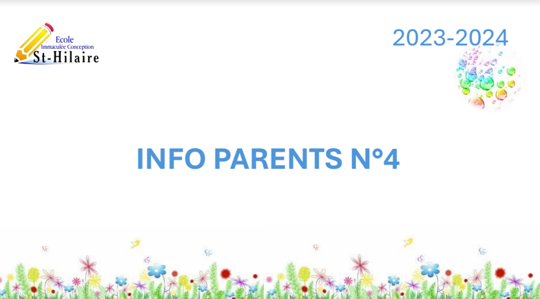 Info Parents n°4
