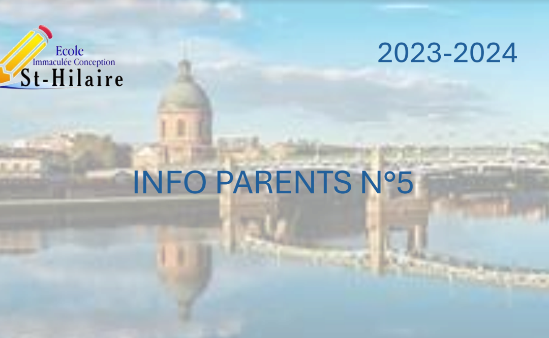 Info Parents n°5 2023/2024